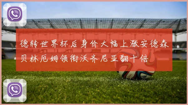 德转世界杯后身价大幅上涨安德森贝林厄姆领衔沃齐尼亚翻十倍